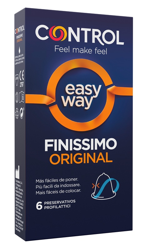 PROFILATTICO CONTROL FINISSIMO ORIGINAL EASY WAY 6 PEZZI - Farmacianumberone.it