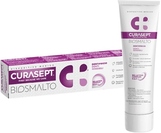 CURASEPT BIOSMALTO DENTIFRICIO DENTI SENSIBILI 75 ML - Farmacianumberone.it