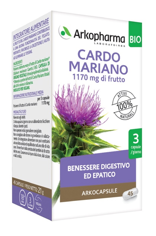 ARKOCPS CARDO MARIANO 45 CAPSULE BIO - Farmacianumberone.it