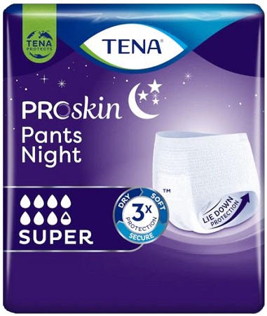 PANNOLONE PULL UP NOTTE TENA PANTS NIGHT M 10 PEZZI - Farmacianumberone.it