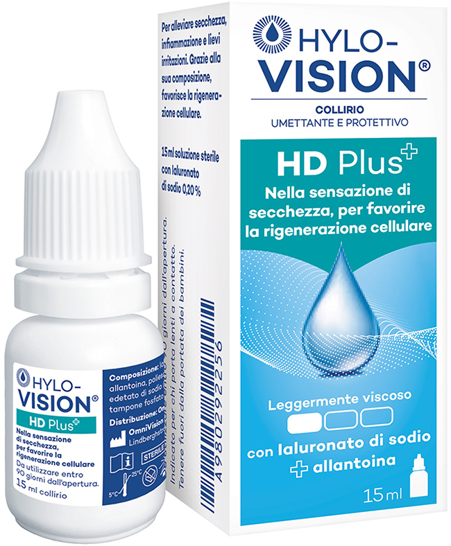 HYLOVISION HD PLUS COLLIRIO UMETTANTE E PROTETTIVO 15 ML - Farmacianumberone.it
