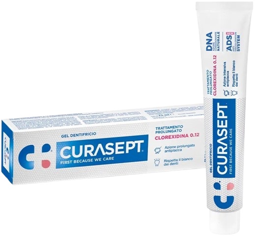CURASEPT DENTIFRICIO 0,12 75 ML ADS+DNA - Farmacianumberone.it
