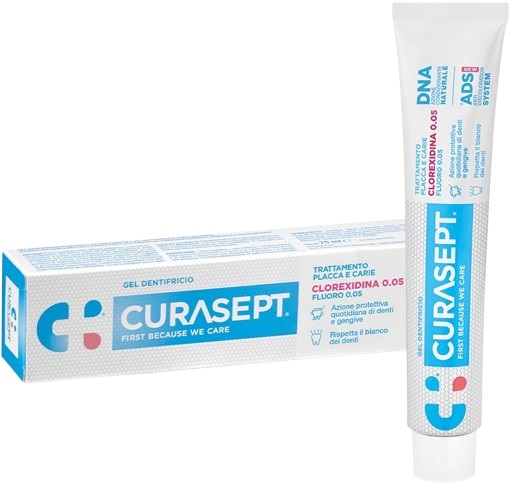 CURASEPT DENTIFRICIO 0,05 75 ML ADS+DNA - Farmacianumberone.it