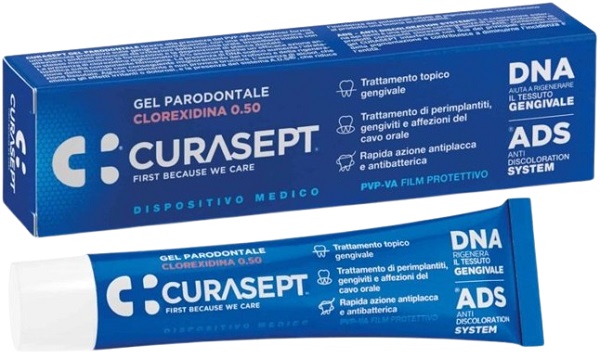 CURASEPT GEL PARODONTALE 0,5% 30 ML ADS + DNA - Farmacianumberone.it
