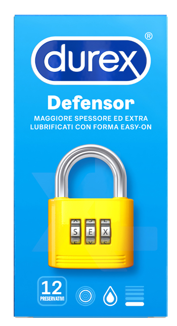PROFILATTICO DUREX DEFENSOR 12 PEZZI - Farmacianumberone.it