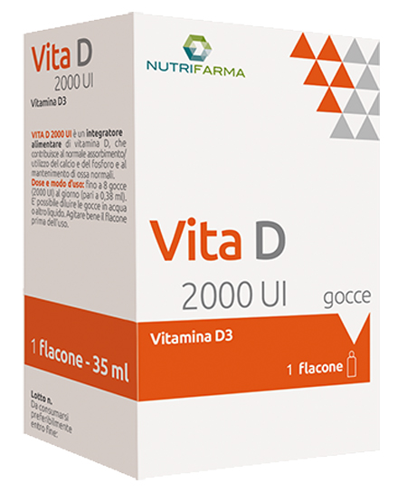 VITA D 2000UI GOCCE 35 ML - Farmacianumberone.it
