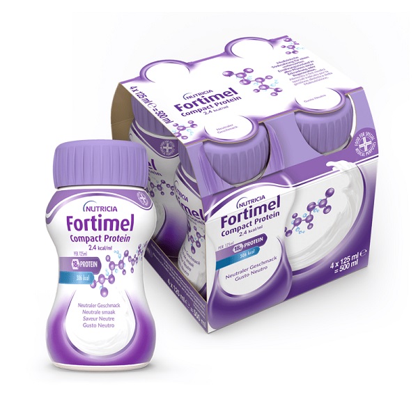 FORTIMEL COMPACT PROTEIN NEUTRO 4 X 125 ML - Farmacianumberone.it