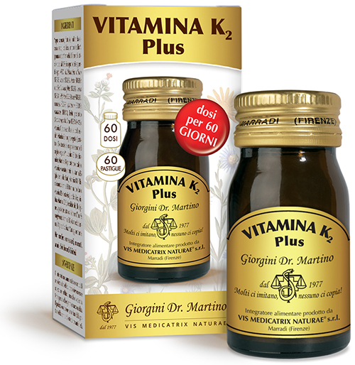 VITAMINA K2 PLUS 60 PASTIGLIE - Farmacianumberone.it
