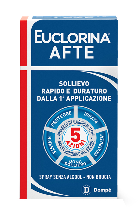 EUCLORINA AFTE SPRAY 15 ML - Farmacianumberone.it
