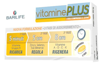 BARILIFE VITAMINE PLUS 30 COMPRESSE TRIFASE - Farmacianumberone.it