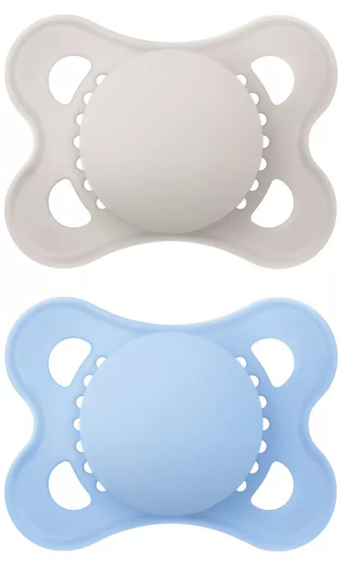 MAM SUCCHIETTO ORIGINAL 2-6 MESI SILICONE MASCHIO 2 PEZZI - Farmacianumberone.it