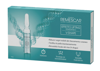 REMESCAR EFFETTO LIFTING ISTANTANEO V-SHAPE 5 FIALE X 2 ML - Farmacianumberone.it