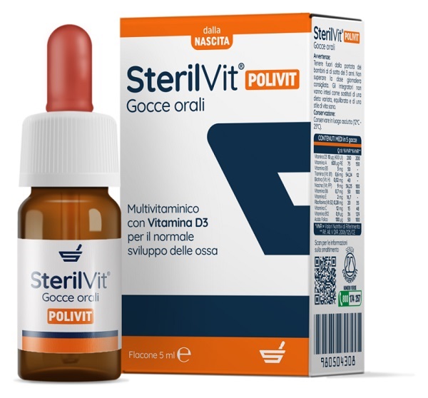 STERILVIT POLIVIT GOCCE 5 ML - Farmacianumberone.it