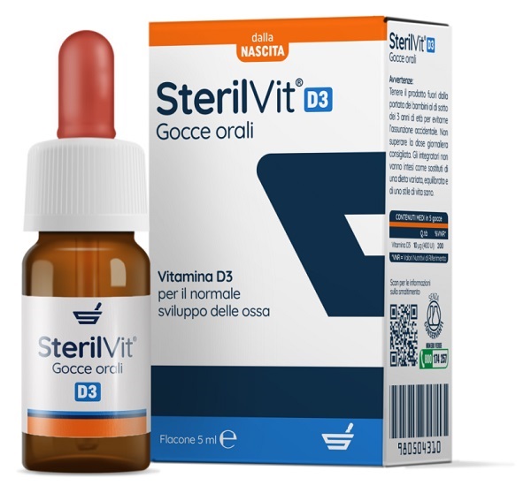 STERILVIT D3 GOCCE 5 ML - Farmacianumberone.it
