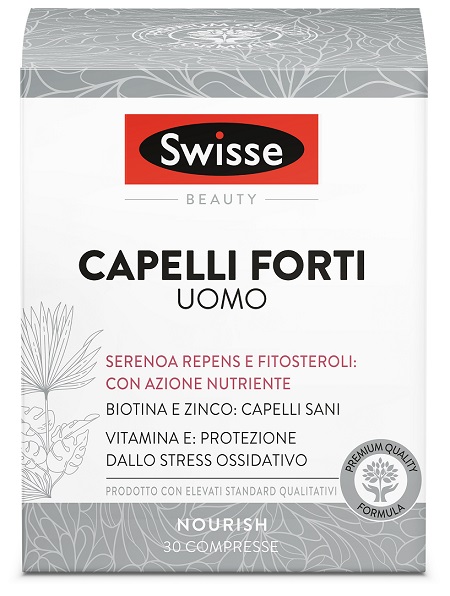 SWISSE CAPELLI FORTI UOMO 30 COMPRESSE - Farmacianumberone.it