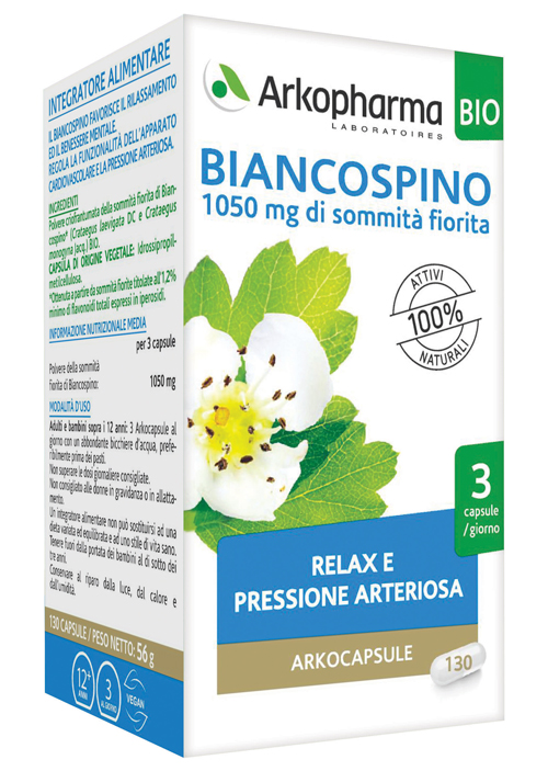 ARKOCAPSULE BIANCOSPINO BIO 130 CAPSULE - Farmacianumberone.it