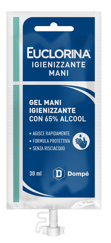 EUCLORINA GEL MANI IGIENIZZANTE 30 ML - Farmacianumberone.it