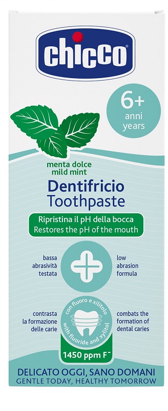 CHICCO DENTIFRICIO MENTA 6 ANNI+ - Farmacianumberone.it