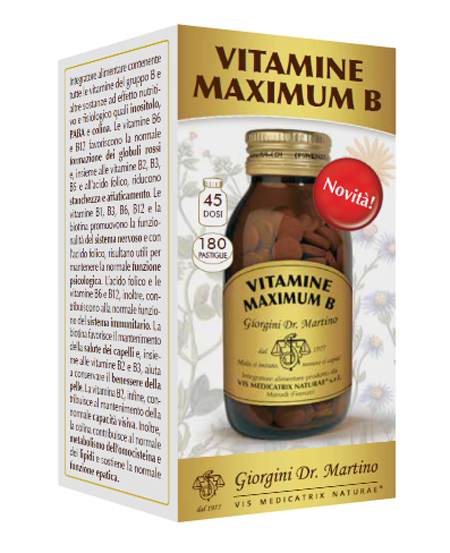 VITAMINE MAXIMUM B 180 PASTIGLIE - Farmacianumberone.it