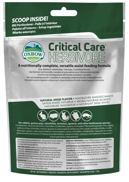 CRITICAL CARE HERBIVORE 141 G - Farmacianumberone.it