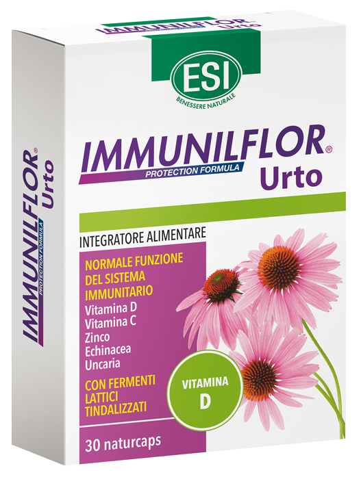 ESI IMMUNILFLOR URTO VITAMINA D 30 NATURCAPS - Farmacianumberone.it