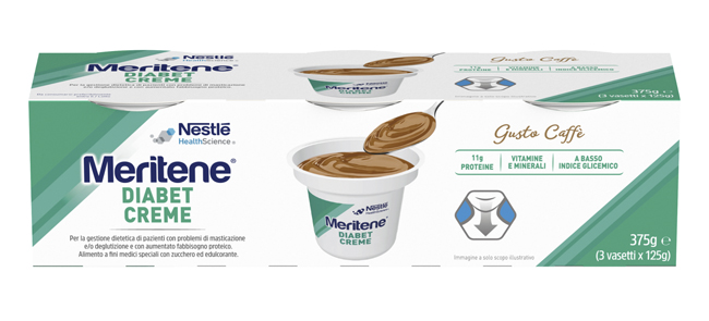 MERITENE DIABET CREME CAFFE' 3 X 125 G - Farmacianumberone.it