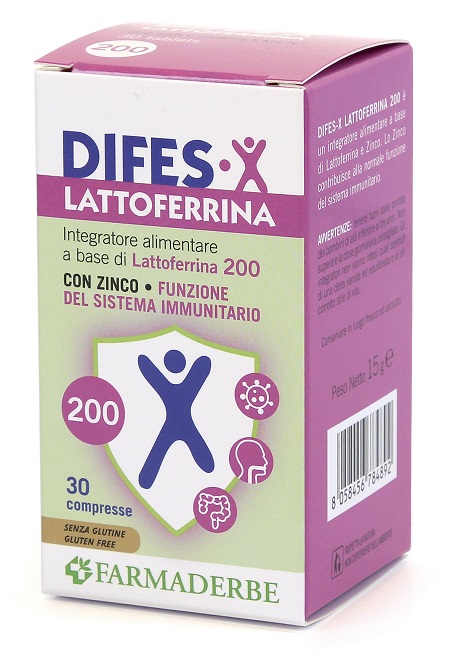 DIFES-X LATTOFERRINA 200 30 COMPRESSE - Farmacianumberone.it