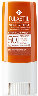 RILASTIL SUN SYSTEM PHOTO PROTECTION TERAPY SPF 50+ STICK TRASPARENTE 8,5 ML - Farmacianumberone.it