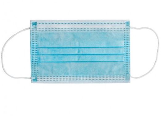 MASCHERINA CHIRURGICA FILTRANTE 98% 3 VELI TIPO IIR CON ELASTICI ADULTI AZZURRA 10 PEZZI - Farmacianumberone.it