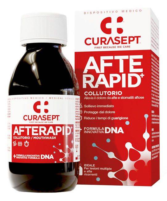 CURASEPT COLLUTORIO AFTE RAPID DNA 125 ML - Farmacianumberone.it