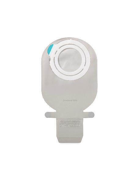 SENSURA MIO FLEX SISTEMA 2 PEZZI CON AGGANCIO ADESIVO SACCA ILEOSTOMIA RIVESTITA 70MM DA 550 ML 30 PEZZI - Farmacianumberone.it