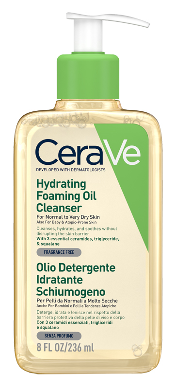 CERAVE HYDRATING OIL CLEANSER 236 ML - Farmacianumberone.it