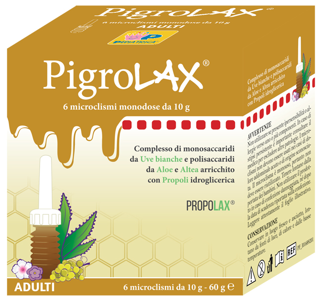 MICROCLISMA PIGROLAX ADULTI 6 X 10 G - Farmacianumberone.it