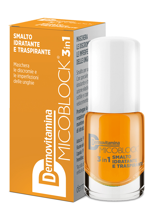 DERMOVITAMINA MICOBLOCK 3IN1 SMALTO IDRATANTE E TRASPIRANTE GIALLO - Farmacianumberone.it