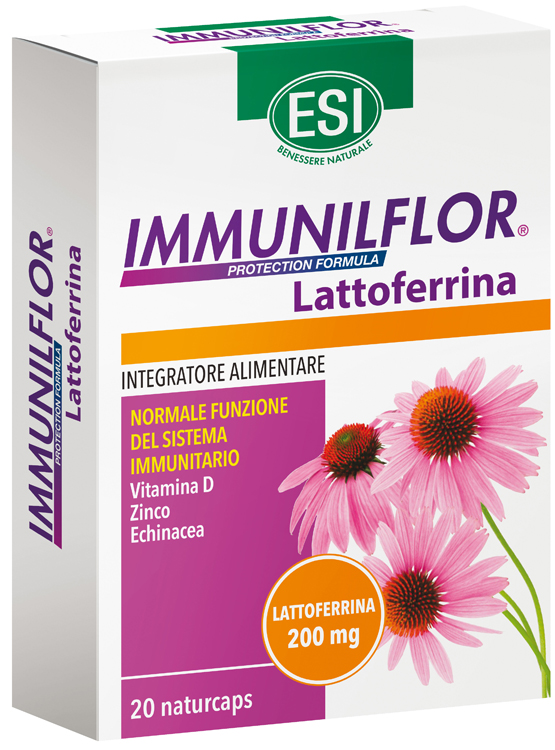 ESI IMMUNILFLOR LATTOFERRINA 20 NATURCAPS - Farmacianumberone.it