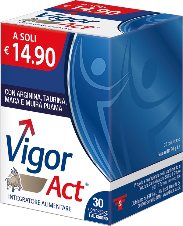 VIGOR ACT 30 COMPRESSE - Farmacianumberone.it
