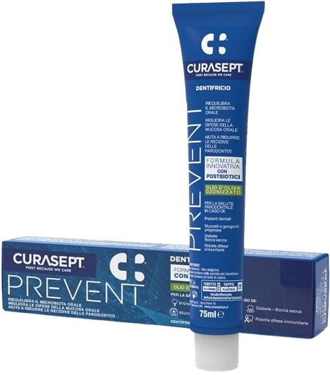 CURASEPT PREVENT DENTIFRICIO 75 ML - Farmacianumberone.it