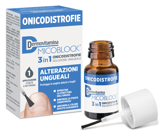 DERMOVITAMINA MICOBLOCK 3IN1 ONICODISTROFIE 7 ML - Farmacianumberone.it
