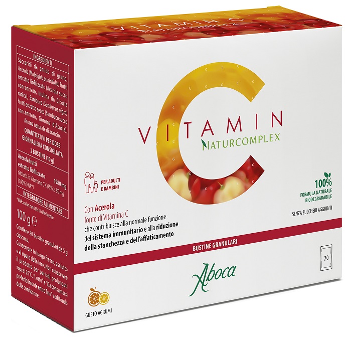 VITAMIN C NATURCOMPLEX 20 BUSTINE - Farmacianumberone.it
