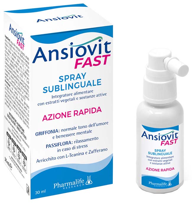 ANSIOVIT FAST SPRAY SUBLINGUALE 30 ML - Farmacianumberone.it