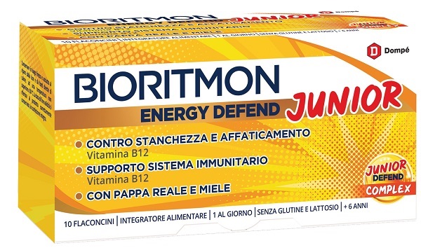 BIORITMON ENERGY DEFEND JUNIOR 10 FLACONCINI 10 ML - Farmacianumberone.it