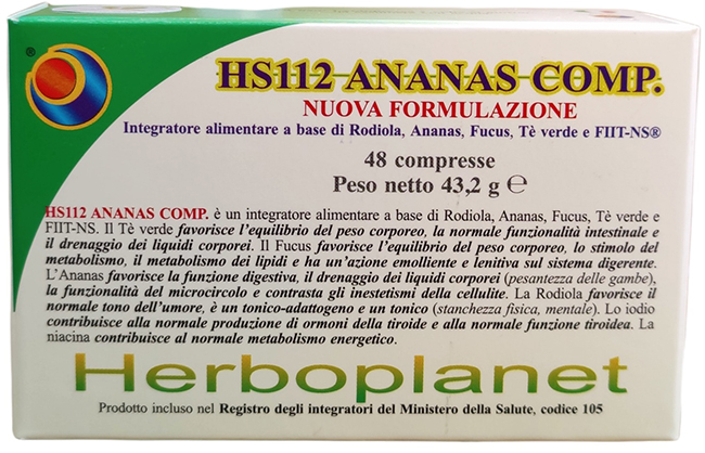 HS112 ANANAS COMP 48 COMPRESSE - Farmacianumberone.it