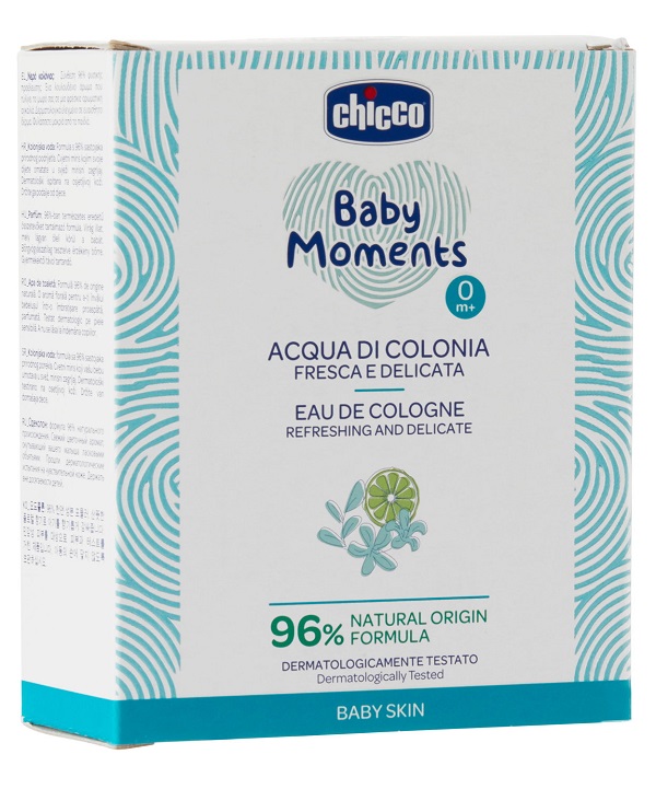 CHICCO BABY MOMENTS ACQUA COLONIA REFRESH 100 ML - Farmacianumberone.it