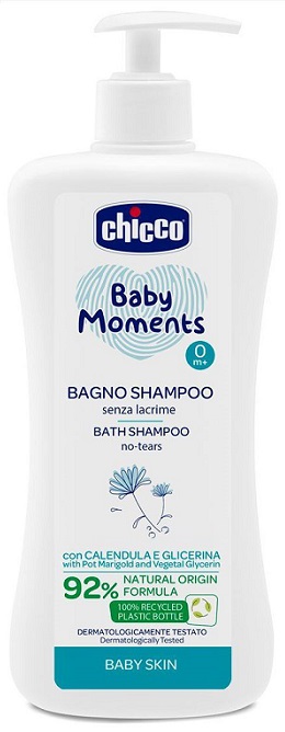 CHICCO BABY MOMENTS BAGNO SHAMPOO DELICATE 500 ML - Farmacianumberone.it