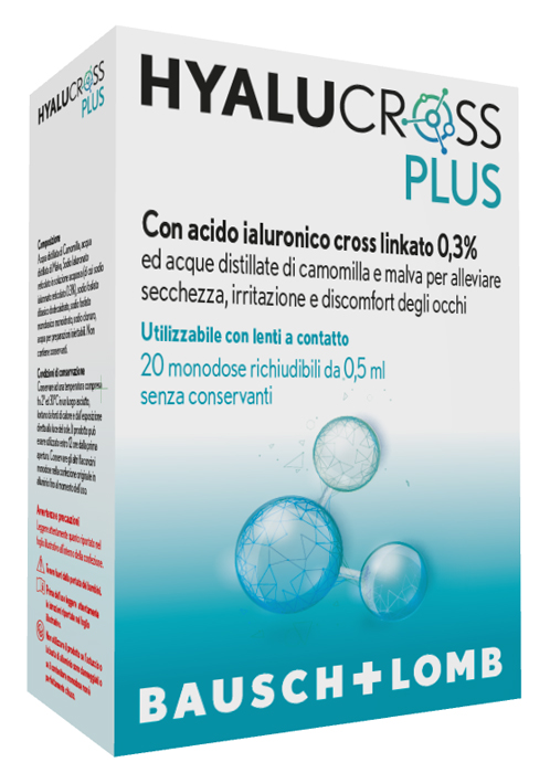 HYALUCROSS PLUS 20 FLACONCINI MONODOSE DA 0,5 ML - Farmacianumberone.it