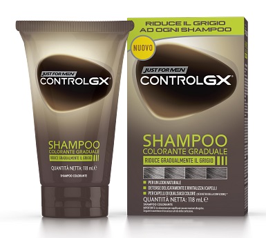 JUST FOR MEN CONTROL GX SHAMPOO COLORANTE GRADUALE 150 ML - Farmacianumberone.it