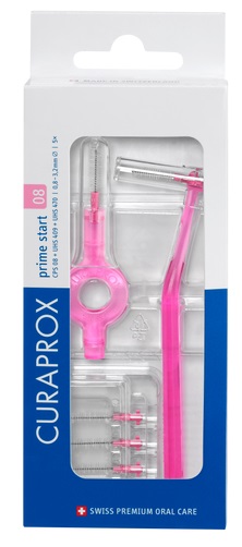 CURAPROX CPS 08 SCOVOLINO PRIME START 08 PINK 5 PEZZI - Farmacianumberone.it