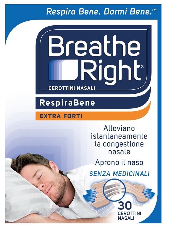 CEROTTI NASALI BREATH RIGHT EXTRA FORTE 30 PEZZI - Farmacianumberone.it