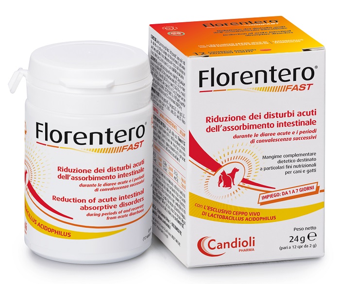 FLORENTERO FAST BARATTOLO DA 12 COMPRESSE APPETIBILI DA 2 G - Farmacianumberone.it