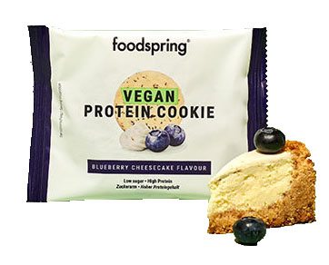 VEGAN PROTEIN COOKIE CHEESECAKE AL MIRTILLO 50 G - Farmacianumberone.it